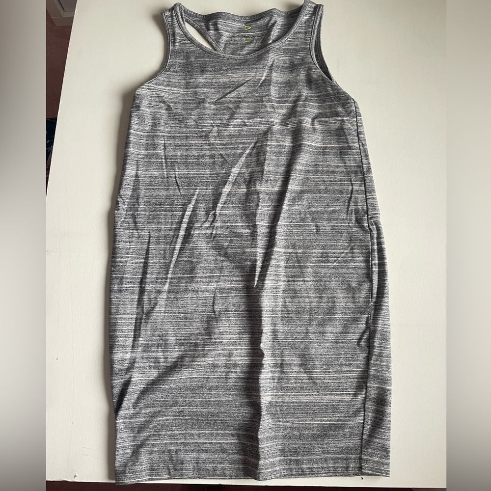 💚3/$15💚 Dakini dress activewear tube mini tank dress Gray Sleeveless Women's